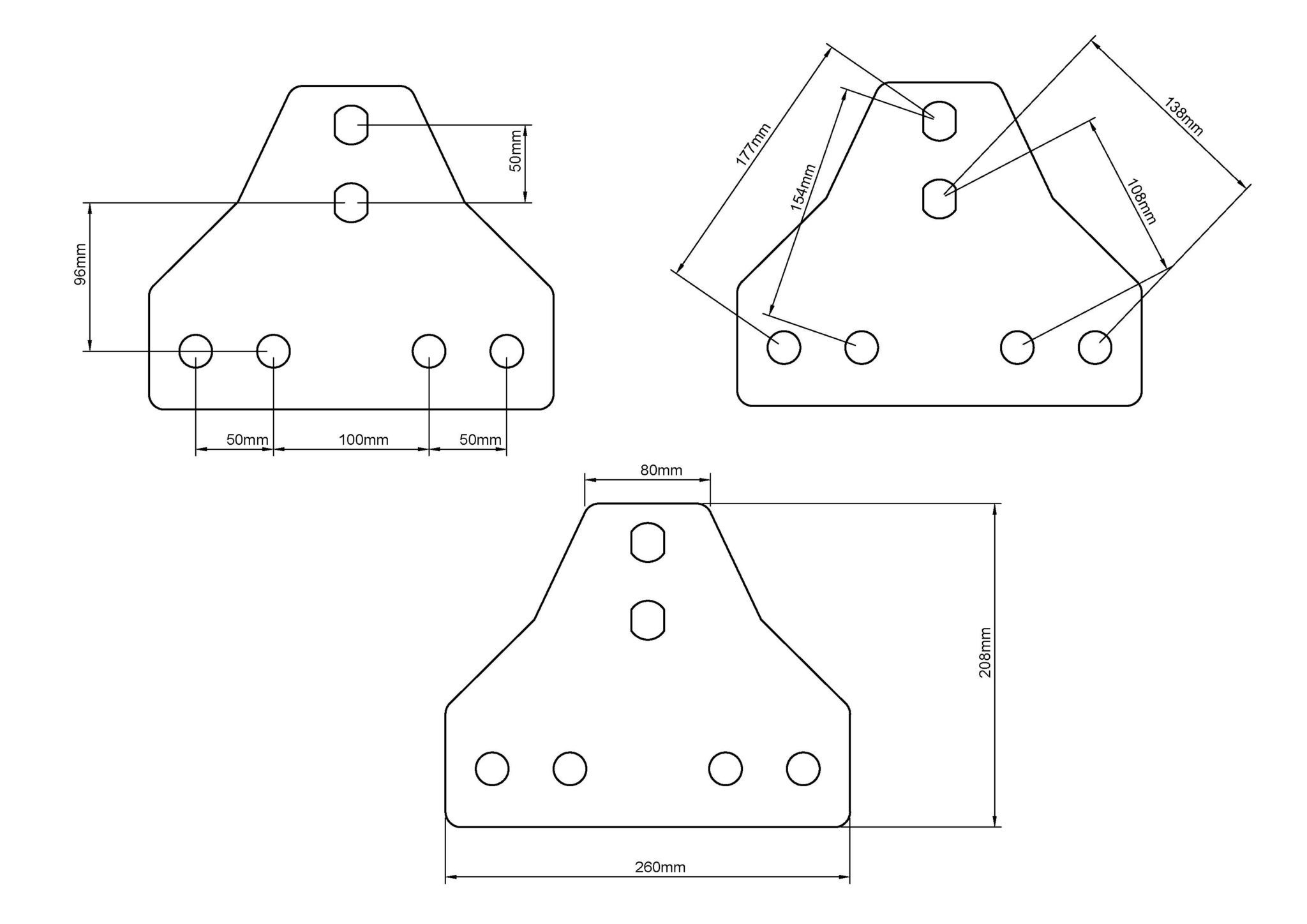 Reinforcement Plates Pair | Modular Rack - FITEK
