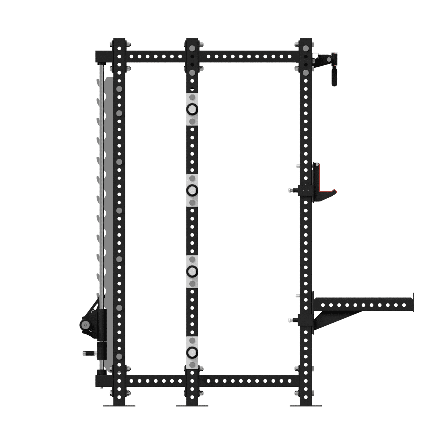 FITEK 3C1500 Smith Full Rack (75x75mm) 6-Post Power Cage
